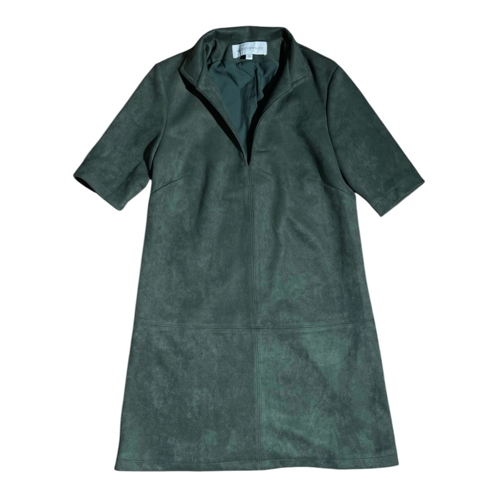 TUCKERNUCK Vegan Suede Clifton Dress Green